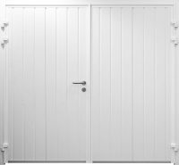 Teckentrup-CarTeck-Side-Hinged-Standard-Ribbed-Vertical-White